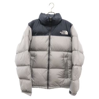 ザノースフェイス(THE NORTH FACE)のTHE NORTH FACE ザノースフェイス 22AW NUPTSE JACKET ヌプシ ジップアップ ダウンジャケット グレー /ネイビー ND92234(ダウンジャケット)