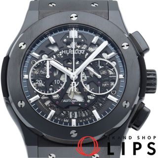 ウブロ(HUBLOT)のウブロ クラシック フュージョン アエロ フュージョン クロノグラフ ブラック マジック 45mm Classic Fusion Aero Fusion Chronograph Black Magic 525.CM.0170.RX 箱 保証書 セラミック/ラバー メンズ時計 ブラック 美品 【中古】(その他)