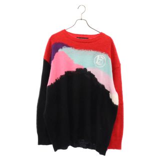 A GOOD BAD INFLUENCE アグッドバッドインフレンス 22AW ワンポイントロゴ モヘアニットセーター マルチ(ニット/セーター)