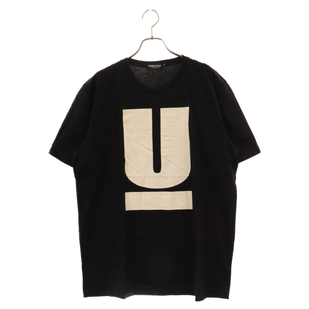 UNDERCOVER(アンダーカバー)のUNDERCOVER アンダーカバー U LOGO TEE Uロゴ プリント クルーネック カットソー 半袖Tシャツ ブラック UCA3801 メンズのトップス(Tシャツ/カットソー(半袖/袖なし))の商品写真