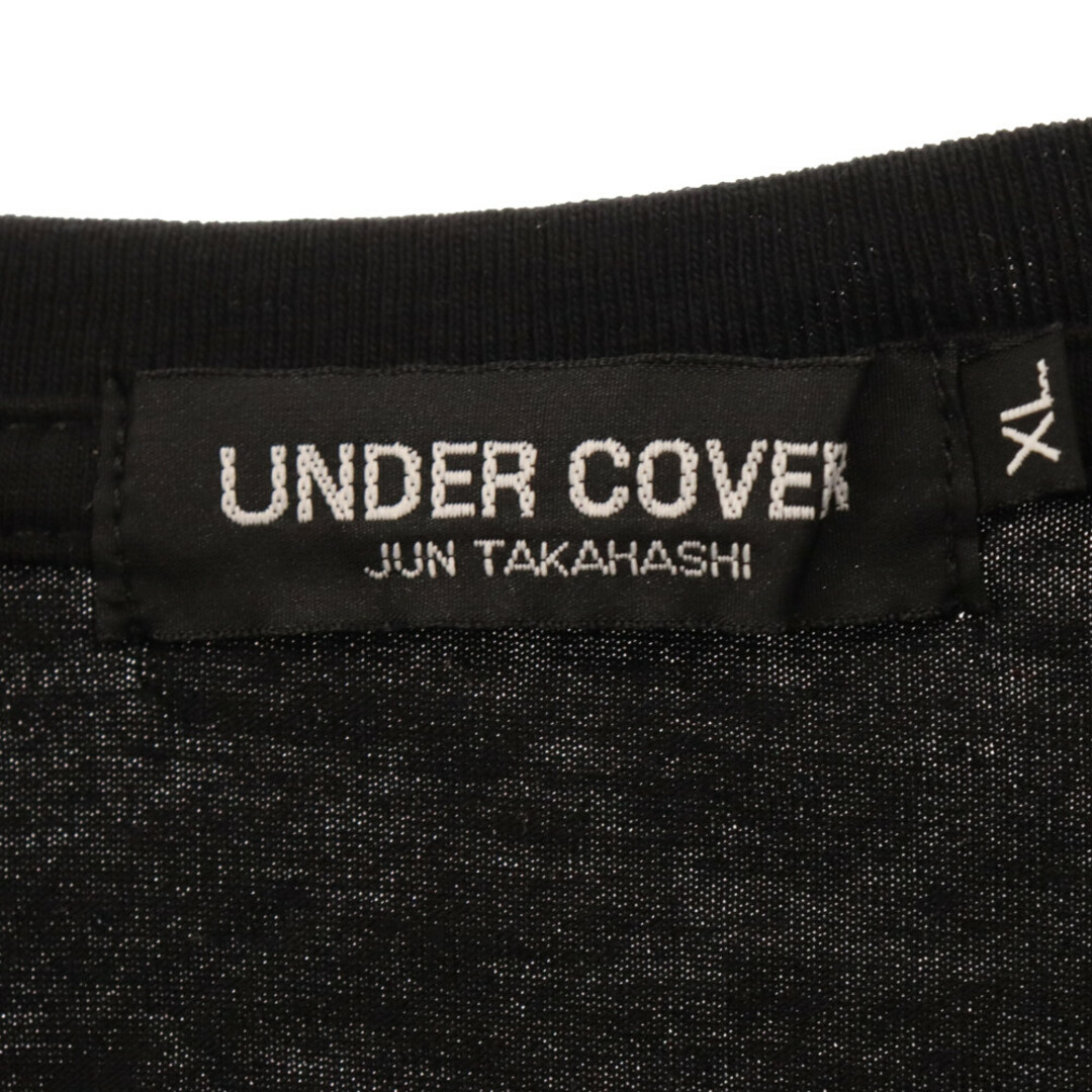 UNDERCOVER(アンダーカバー)のUNDERCOVER アンダーカバー U LOGO TEE Uロゴ プリント クルーネック カットソー 半袖Tシャツ ブラック UCA3801 メンズのトップス(Tシャツ/カットソー(半袖/袖なし))の商品写真