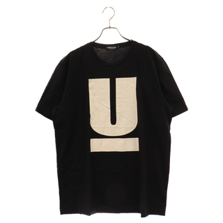 UNDERCOVER アンダーカバー U LOGO TEE Uロゴ プリント クルーネック カットソー 半袖Tシャツ ブラック UCA3801