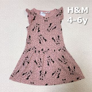 エイチアンドエム(H&M)のH&M 女の子　ワンピース　ミニーちゃん(ワンピース)