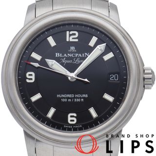 BLANCPAIN - ブランパン レマン アクアラング ウォッチ 38mm 世界限定1999本 LEMAN AQUA LUNG LIMITED TO 1999 B2100.1130A.71 箱 保証書 SS メンズ時計 ブラック 仕上げ済 美品 【中古】