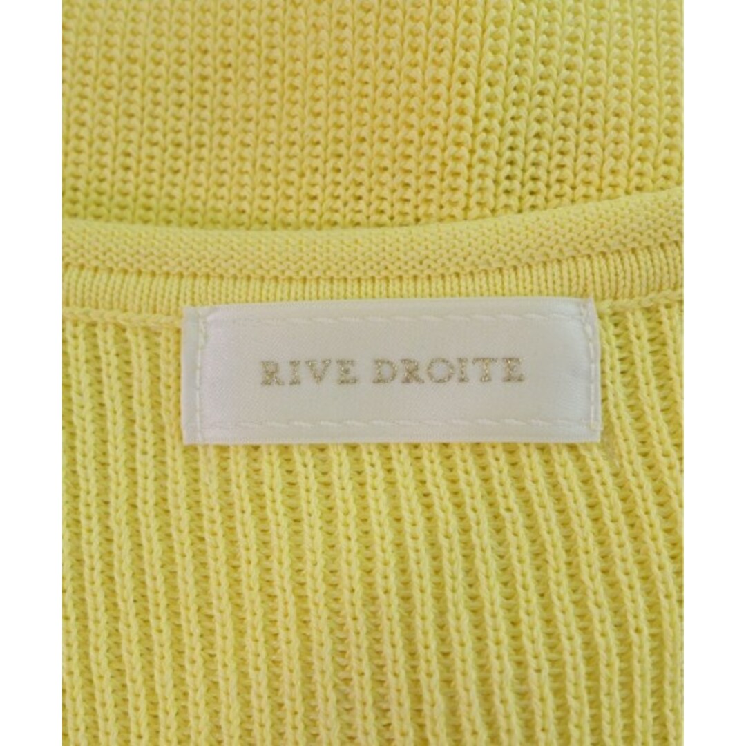 RIVE DROITE(リヴドロワ)のRIVE DROITE リヴドロワ ニット・セーター F 黄 【古着】【中古】 レディースのトップス(ニット/セーター)の商品写真