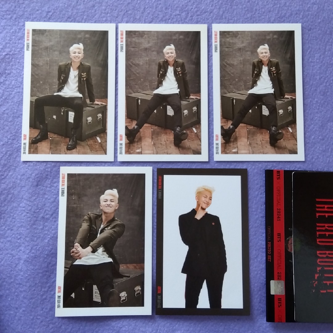 防弾少年団(BTS)(ボウダンショウネンダン)のBTS RM THE RED BULLET ランダムトレカ フォトセット レア エンタメ/ホビーのCD(K-POP/アジア)の商品写真