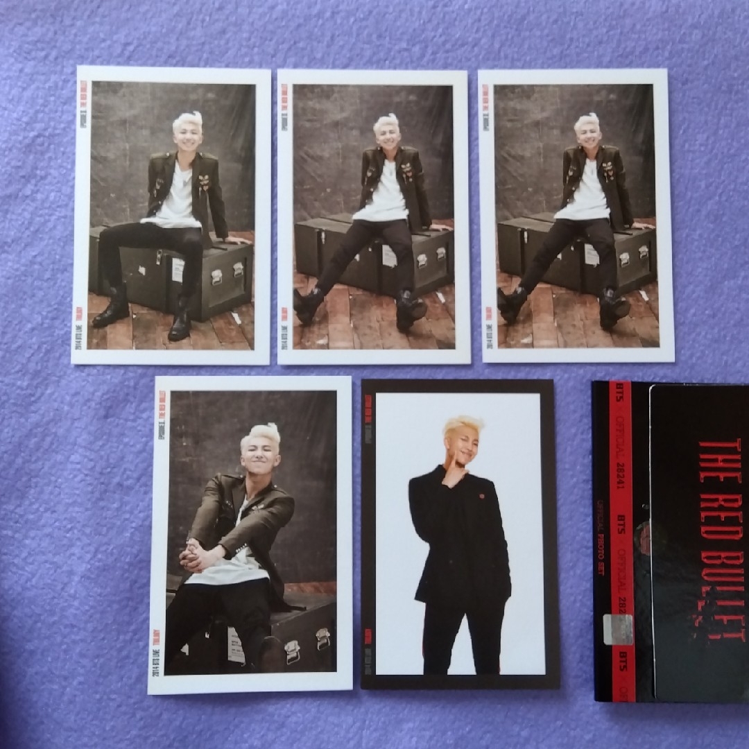 防弾少年団(BTS)(ボウダンショウネンダン)のBTS RM THE RED BULLET ランダムトレカ フォトセット レア エンタメ/ホビーのCD(K-POP/アジア)の商品写真