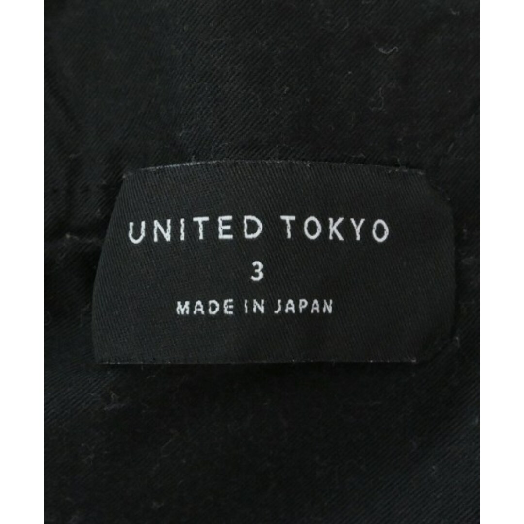 UNITED TOKYO(ユナイテッドトウキョウ)のUNITED TOKYO ユナイテッドトウキョウ デニムパンツ 3(L位) 黒 【古着】【中古】 メンズのパンツ(デニム/ジーンズ)の商品写真