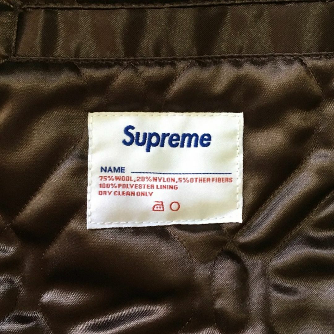 Supreme(シュプリーム)の【超稀少・美品】Supreme Baseball Jacket スタジャン メンズのジャケット/アウター(スタジャン)の商品写真