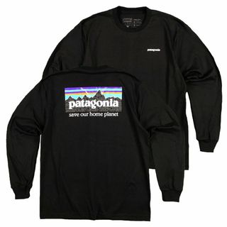 パタゴニア　patagonia P6ミッション　長袖　Tシャツ　ロンT　黒　L　