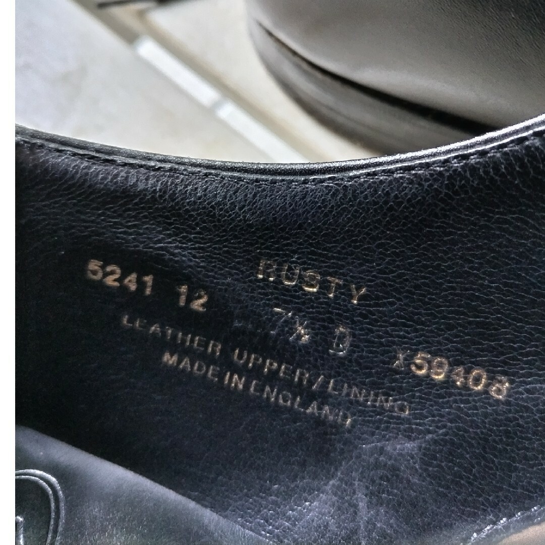 Crockett&Jones(クロケットアンドジョーンズ)の希少美品 クロケット＆ジョーンズ ラスティ プレーントゥ 7.5D メンズの靴/シューズ(ドレス/ビジネス)の商品写真