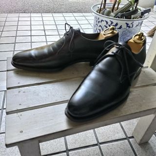 クロケットアンドジョーンズ(Crockett&Jones)の希少美品 クロケット＆ジョーンズ ラスティ プレーントゥ 7.5D(ドレス/ビジネス)