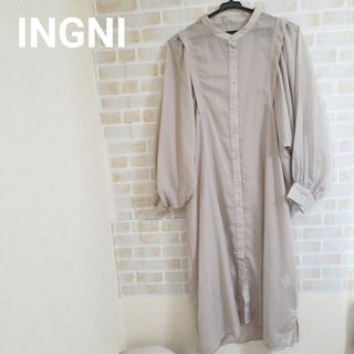 イング(INGNI)のINGNI シアーウイングショルダーロングシャツ(シャツ/ブラウス(長袖/七分))