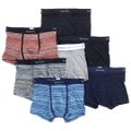 Paul Smith ポールスミス TRUNK 7 PACK M1A 914C A7PCK2 メンズ ボクサーパンツ 下着 ブラック 黒 マルチカラー ボーダー マルチ S