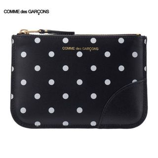 コムデギャルソン(COMME des GARCONS)のCOMME DES GARCONS コムデギャルソン POLKA DOTS PRINTED ウォレット ポーチ SA8100PD ブラック 黒 ドット ブラック(コインケース)