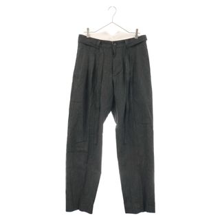 ヴィスヴィム(VISVIM)のVISVIM ヴィスヴィム 21AW HAKAMA PANTS SANTOME ハカマ パンツ ストライプ ウール リネン コットン シルク混 ブラック 0121205008018(その他)