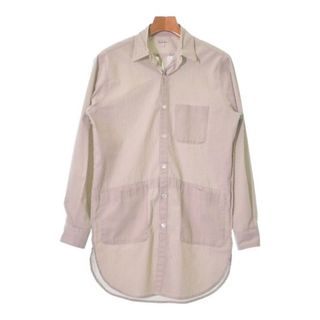 steven alan カジュアルシャツ S ベージュ(ストライプ) 【古着】【中古】