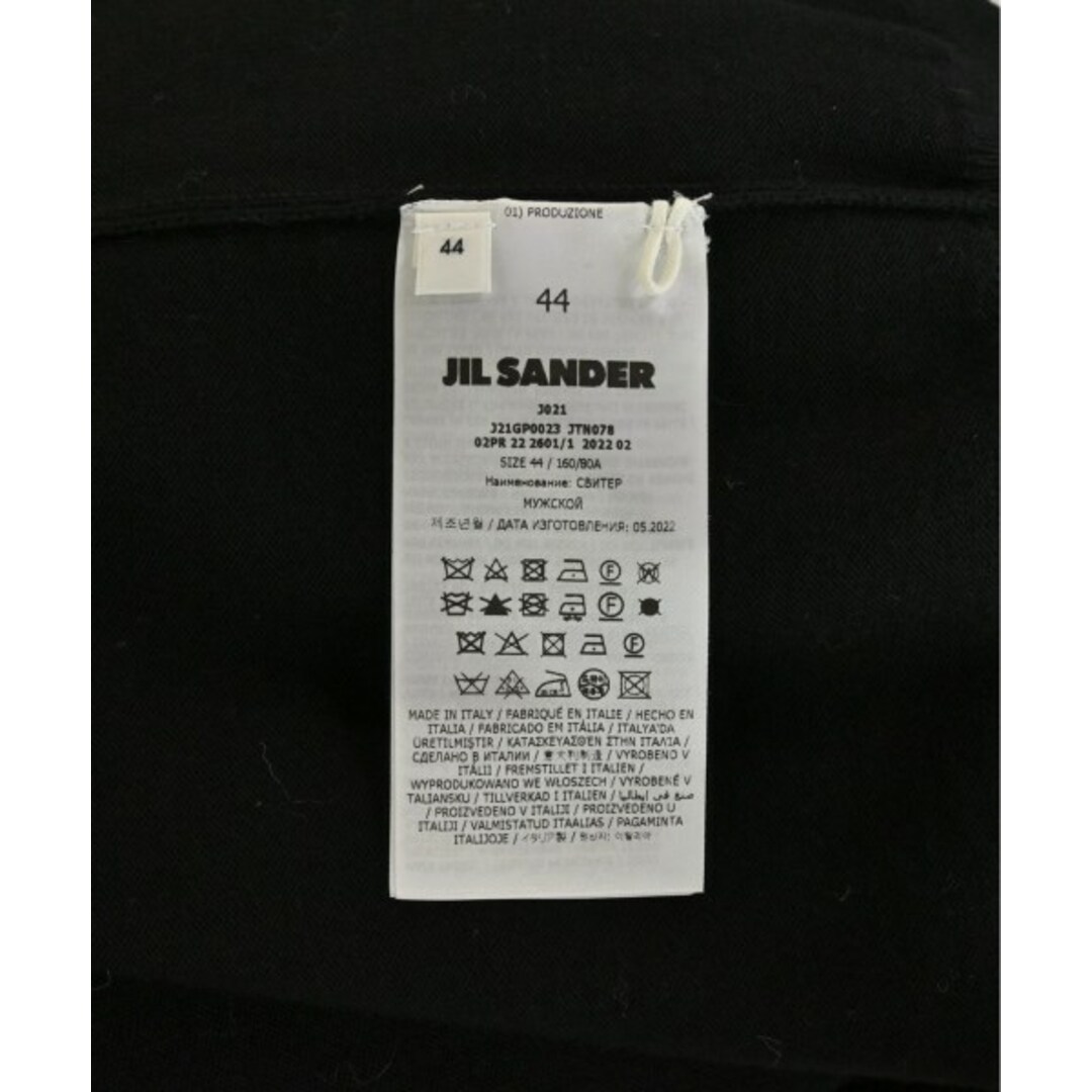 Jil Sander(ジルサンダー)のJIL SANDER ジルサンダー ニット・セーター 44(S位) 黒 【古着】【中古】 メンズのトップス(ニット/セーター)の商品写真