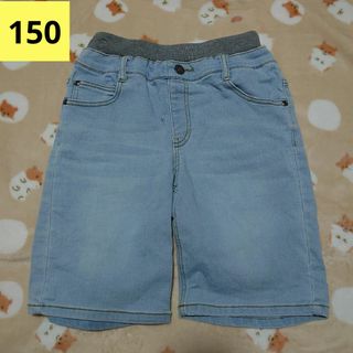 150cm デニムパンツ ハーパン ハーフパンツ 半ズボン(パンツ/スパッツ)