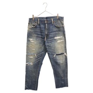 VISVIM ヴィスヴィム 19SS JOURNEYMAN PANTS TACKED CRASH ジャーニーマン クラッシュ ダメージ加工 デニムパンツ ジーンズ インディゴ 0119105005035