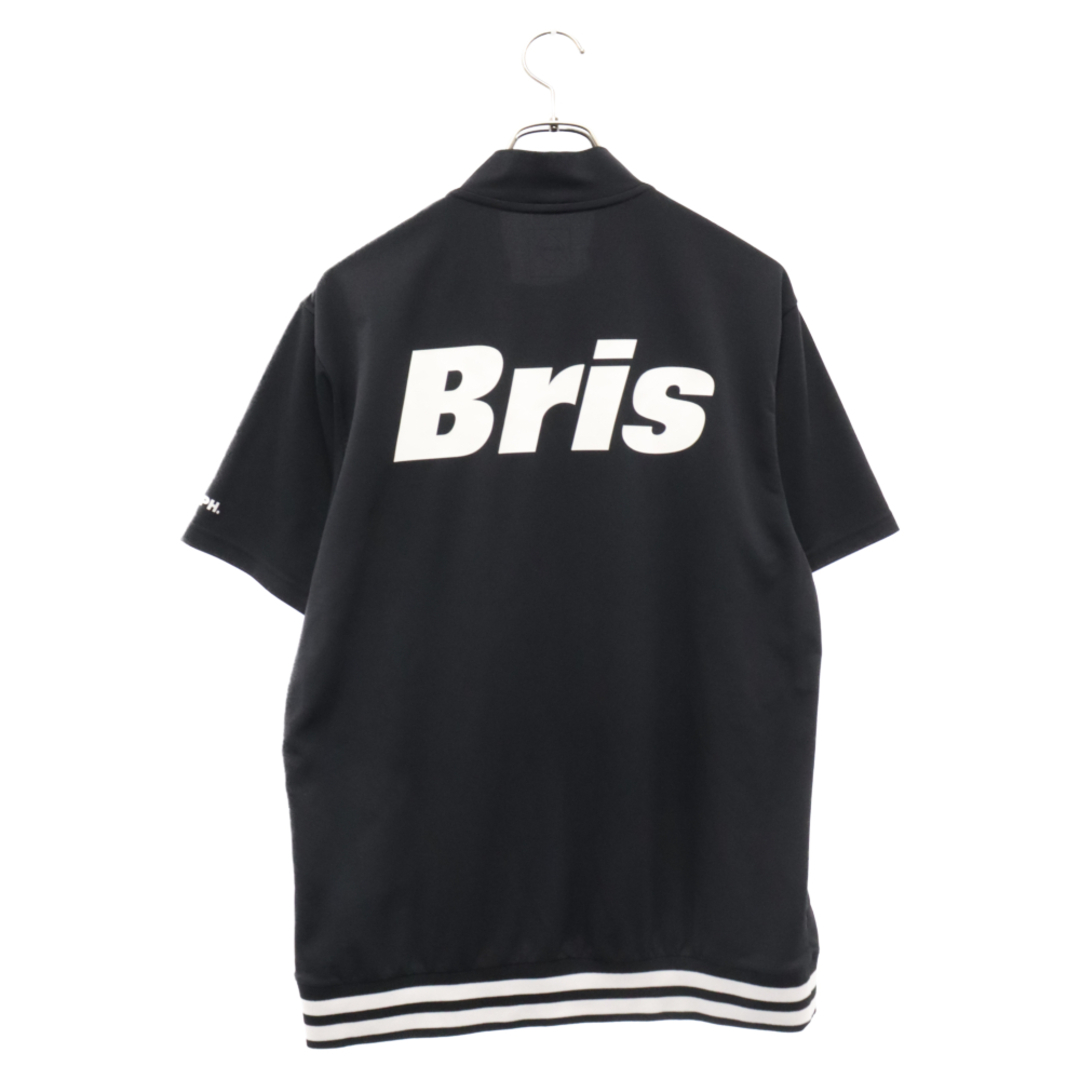 F.C.R.B.(エフシーアールビー)のF.C.R.B./F.C.Real Bristol/FCRB エフシーアールビー/エフシーレアルブリストル 23SS TRAINING RIBBED HEM MOCKNECK TOP リブライン 半袖Tシャツカットソー ブラック FCRB-230023 メンズのトップス(Tシャツ/カットソー(半袖/袖なし))の商品写真