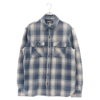 ネイバーフッド(NEIGHBORHOOD)のNEIGHBORHOOD ネイバーフッド 20AW CABELLA C-SHIRT チェック柄 長袖ネルシャツ ブルー/ホワイト 202ARNH-SHM02(シャツ)