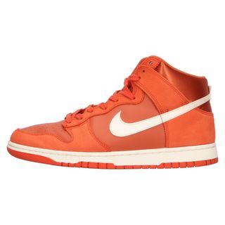 ナイキ(NIKE)のNIKE ナイキ Dunk High One Game ダンク ワンゲーム ハイカットスニーカー オレンジ US11/29cm DH8008-800(スニーカー)