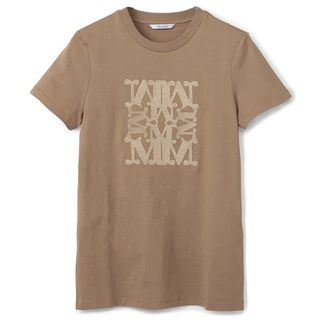 Max Mara - マックスマーラ MAX MARA Tシャツ TAVERNA アップリケ 半袖シャツ クルーネック ショートスリーブ 2024年春夏新作 2411941052 0007