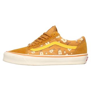 ヴァンズ(VANS)のVANS ヴァンズ ×UNDEFEATED OG OLD SKOOL 総柄 オールドスクール ローカットスニーカー イエロー US10/28.0cm 721356(スニーカー)