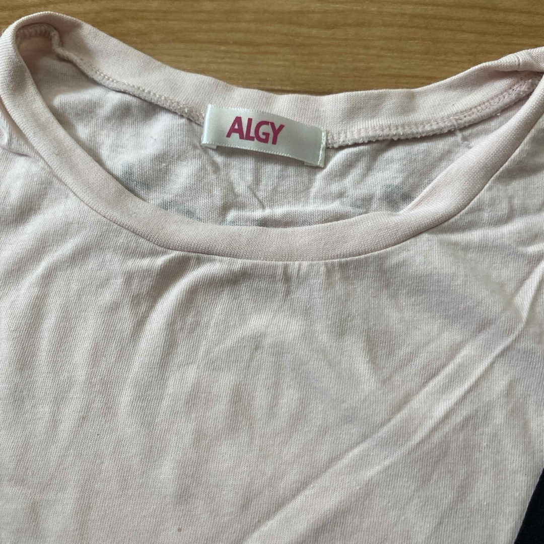 ALGY(アルジー)のアルジー　フリル　Tシャツ　140 キッズ/ベビー/マタニティのキッズ服女の子用(90cm~)(Tシャツ/カットソー)の商品写真