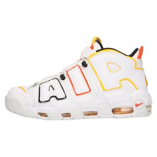 ナイキ(NIKE)のNIKE ナイキ AIR MORE UPTEMPO RAYGUNS エア モアアップテンポ レイガンズ ハイカットスニーカー ホワイト US8/26cm DD9223-100(スニーカー)