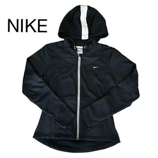 ナイキ(NIKE)のNIKE ナイキ ジャージ 上 ジップアップ スポーツウェア ブラック M(トレーニング用品)