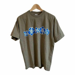 Y.S.PLANNINGCO,LTD Tシャツ ハイビスカス　ベージュ　L(Tシャツ/カットソー(半袖/袖なし))