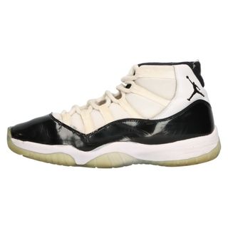 ナイキ(NIKE)のNIKE ナイキ ※リペアあり 18年製 AIR JORDAN 11 Concord エアジョーダン 11 コンコルド ハイカットスニーカー US9.5/27.5cm 378037-100(スニーカー)