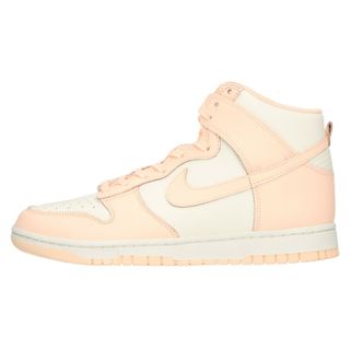 ナイキ(NIKE)のNIKE ナイキ WMNS DUNK HIGH CRIMSON TINT SAIL ウィメンズ ダンク クリムゾン ティント セイル ハイカットスニーカー ピンク US10.5/27.5cm DD1869-104(スニーカー)