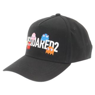 DSQUARED2 - DSQUARED2 ディースクエアード ×PACMAN BASEBALL CAP パックマンベースボールキャップ 帽子 ブラック BCM0750