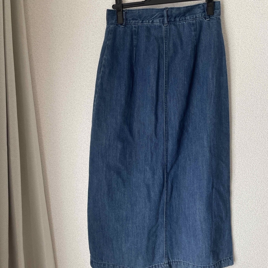 Discoat(ディスコート)のDiscoatジーンズ デニムスカート ロング丈 ボタン レディースのスカート(ロングスカート)の商品写真