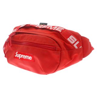 Supreme - SUPREME シュプリーム 18SS CORDURA Waist Bag コーデュラ テープロゴデザインウエストバッグ ポーチ ボディバッグ レッド