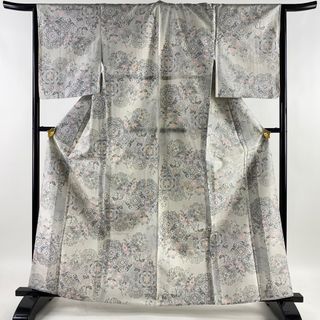 紬 身丈162.5cm 裄丈65cm 正絹 秀品 【中古】(着物)