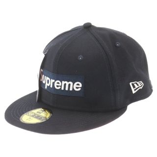 シュプリーム(Supreme)のSUPREME シュプリーム 21AW×NEW ERA No Comp Box Logo ニューエラ ノーコンプ ボックスロゴ ベースボールキャップ 帽子 ネイビー(キャップ)