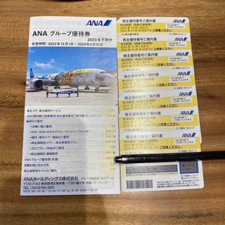 エーエヌエー(ゼンニッポンクウユ)(ANA(全日本空輸))のANA株主優待券7枚➕グループ優待券1冊(その他)