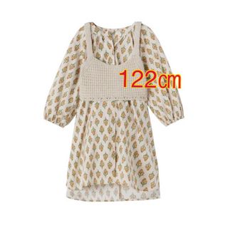 ザラキッズ(ZARA KIDS)の【中古品】　ZARAキッズ　コンビニット　トップス&ワンピース(ワンピース)