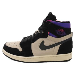 ナイキ(NIKE)のNIKE ナイキ ナイキ AIR JORDAN 1 HIGH ZOOM AIR COMFORT Paris Saint Germain ズーム エアジョーダン コンフォート ハイカットスニーカー ホワイト/ブラック US8/26.0cm DB3610-105(スニーカー)