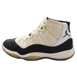 ナイキ(NIKE)のNIKE ナイキ 2011年製 AIR JORDAN 11 RETRO CONCORD 378037-107 エアジョーダン11 レトロ コンコルド ハイカットスニーカー US8 ホワイト/ブラック(スニーカー)