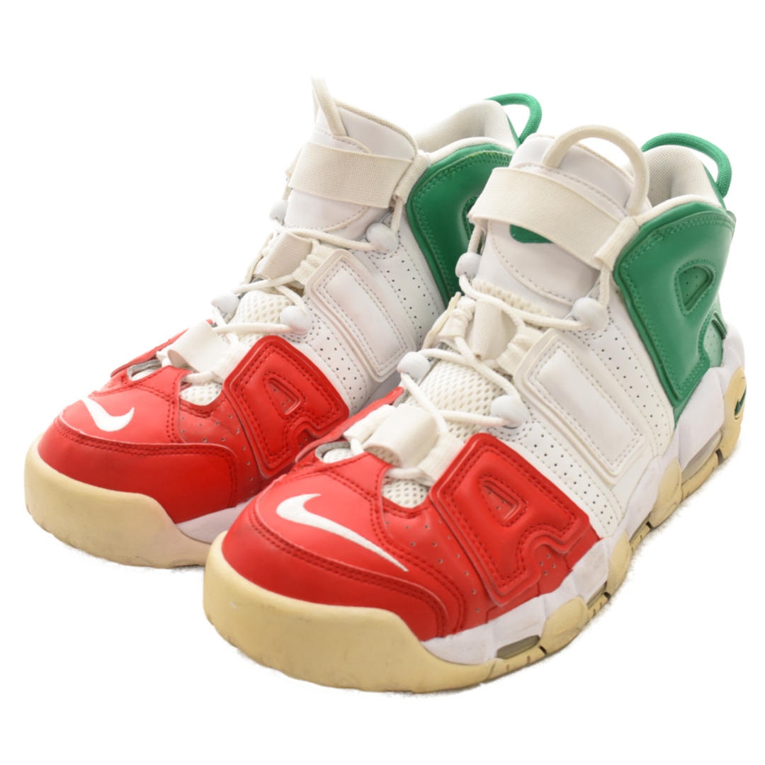 NIKE ナイキ AIR MORE UPTEMPO ITALIAN FLAG エアモアアップテンポ イタリアン フラッグ ハイカットスニーカー マルチ  US8.5/26.5cm AV3811-600