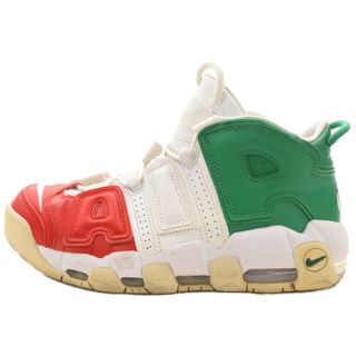 ナイキ(NIKE)のNIKE ナイキ AIR MORE UPTEMPO ITALIAN FLAG エアモアアップテンポ イタリアン フラッグ ハイカットスニーカー マルチ US8.5/26.5cm AV3811-600(スニーカー)