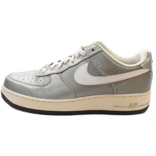 ナイキ(NIKE)のNIKE ナイキ 【2010年製】AIR FORCE 1 LOW PREMIUM FUTURA エアフォース1 ロー フューチュラ ローカットスニーカーシューズ シルバー US9.5/27.5cm 318775-005(スニーカー)