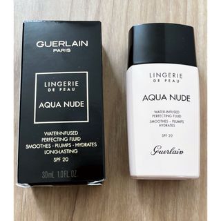 ゲラン(GUERLAIN)のGUERLAIN ゲラン ランジュリー ド ポー アクア ヌード ファンデ 02(ファンデーション)