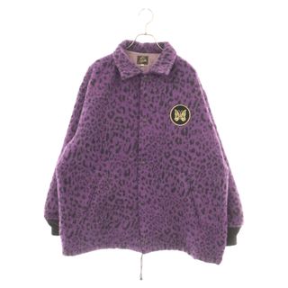 ニードルス(Needles)のNeedles ニードルス 22AW COACH JACKET-W/N/AC/PE SHAGGY LQ111 シャギーコーチジャケット ウール アウター パープル/ブラック(フライトジャケット)