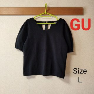 ジーユー(GU)のgu パフスリーブt Ｌ(Tシャツ(半袖/袖なし))